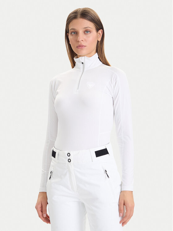 Rossignol Rossignol Technikai pulóver Classique RLMWL08 Fehér Slim Fit