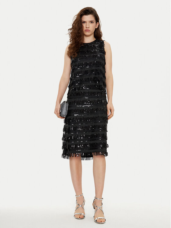 JOOP! JOOP! Midi suknja 30044815 Crna Regular Fit