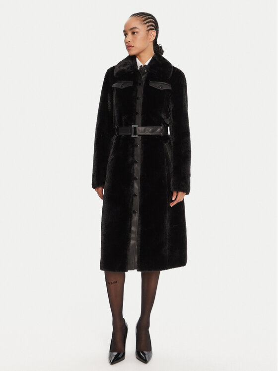 Patrizia Pepe Patrizia Pepe Γούνα 8O0203 E073 Μαύρο Regular Fit