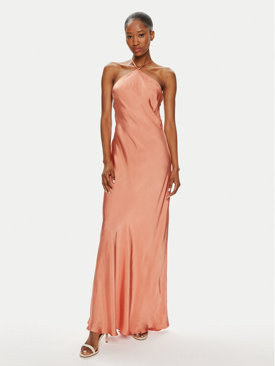 TWINSET TWINSET Rochie de seară 241TT2161 Portocaliu Slim Fit
