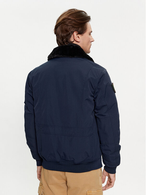 Aeronautica Militare Aeronautica Militare Kurtka bomber 232AB2106CT3151 Granatowy Regular Fit