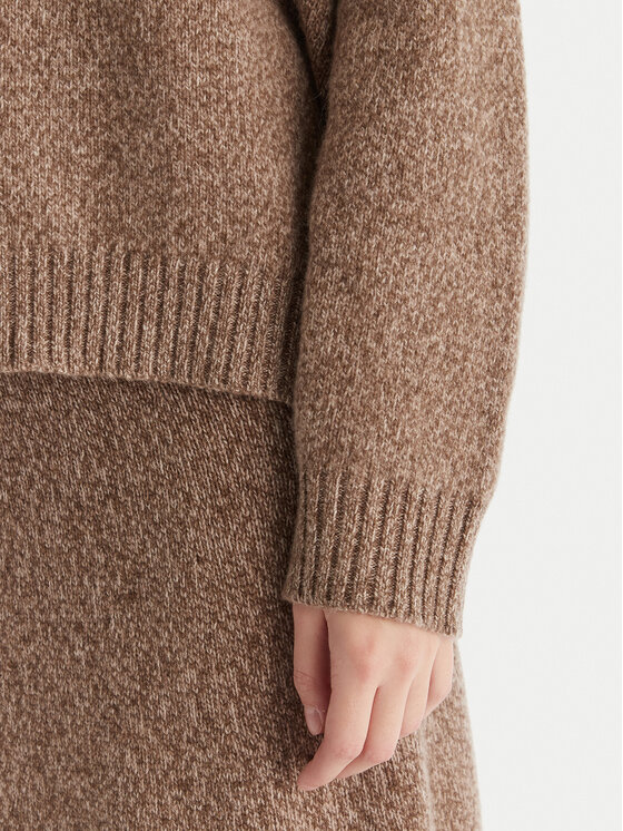 Weekend Max Mara Weekend Max Mara Sweter Sibari 2525366152 Brązowy Relaxed Fit