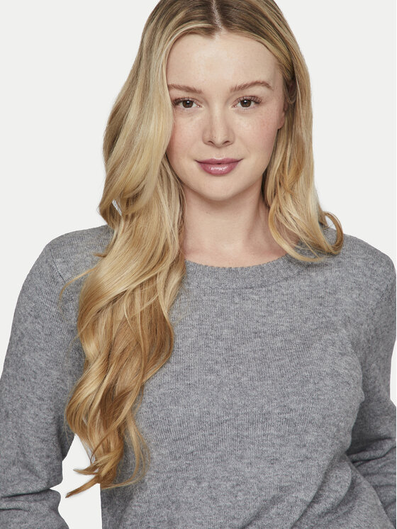 Vila Vila Pullover Ril 14054177 Grau Regular Fit