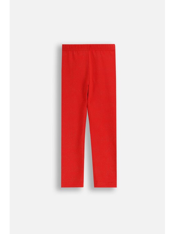 Dziecięce Legginsy Coccodrillo, Rozmiar 110, Czerwone, ZC5122101MER-009