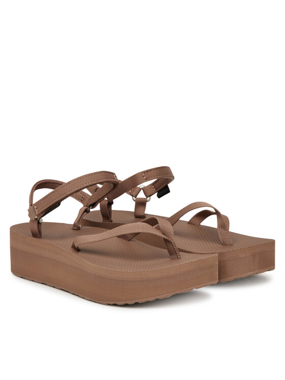 Teva Teva Sandali Flatform Slim 1164630 Rjava