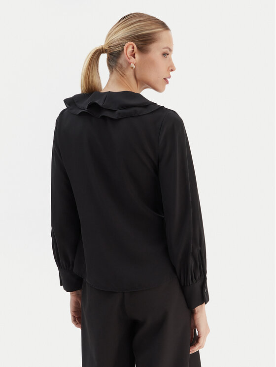 Rinascimento Rinascimento Koszula CFC0020157002 Czarny Regular Fit
