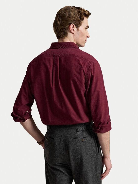 Polo Ralph Lauren Polo Ralph Lauren Koszula 710805564526 Bordowy Regular Fit