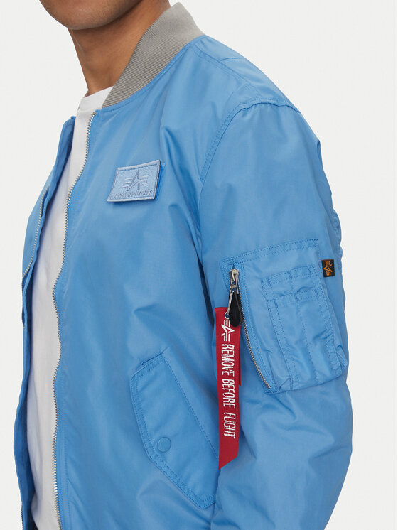 Alpha Industries Alpha Industries Kurtka bomber MA-1 TTC Two Tone 126101 Niebieski Regular Fit