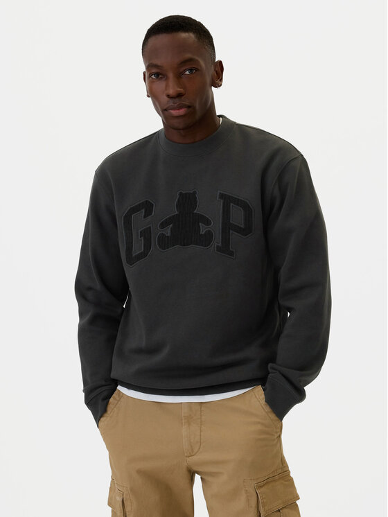 Gap Gap Μπλούζα 526908-00 Μαύρο Relaxed Fit