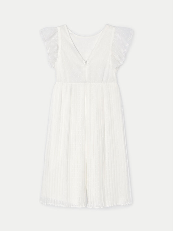 Mayoral Mayoral Jumpsuit 03855 Écru Slim Fit
