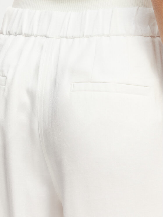 Marella Marella Stoffhose Idoneo 2613131082 Weiß Wide Leg