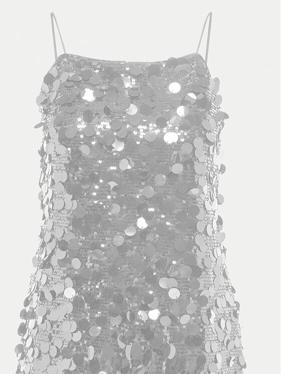ONLY ONLY Kokteiļkleita Jadel 15332687 Sudraba Regular Fit