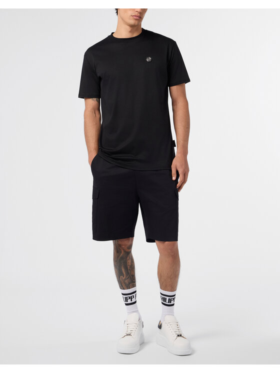PHILIPP PLEIN PHILIPP PLEIN T-Shirt 26249 Czarny Regular Fit