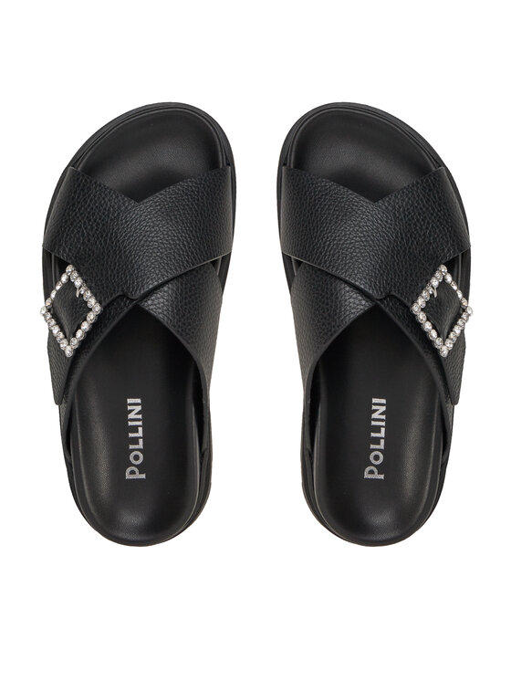 Pollini Pollini Klapki SA28164G1ITD0000 Czarny
