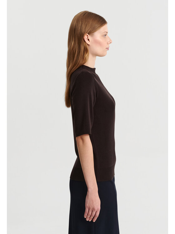 TATUUM TATUUM Bluzka MOLES Brązowy Classic Fit