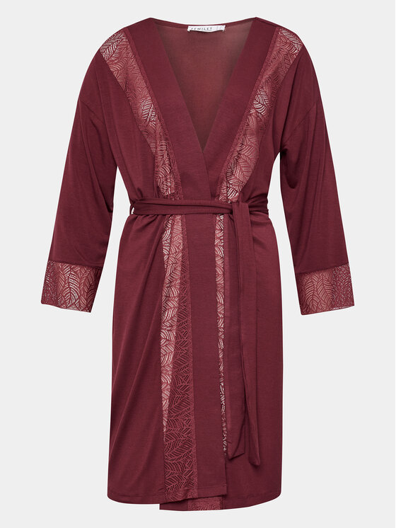 Femilet by Chantelle Femilet by Chantelle Bademantel Jazz FNA530 Dunkelrot Regular Fit