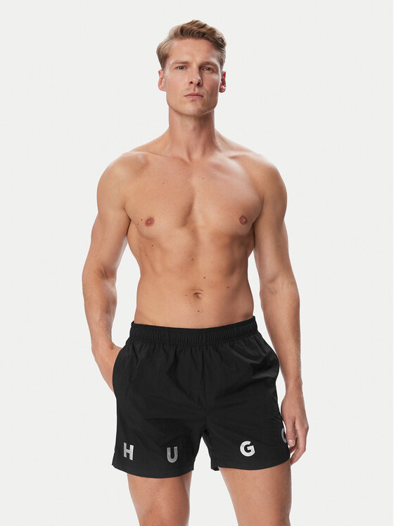 HUGO HUGO Pantaloncini da bagno Azuri 50566631 Nero Regular Fit