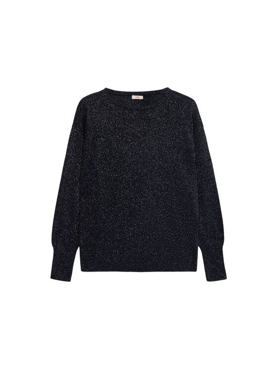 Oltre Oltre Cardigan M307J005045N034 Blu Regular Fit