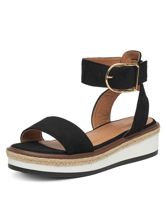 DeeZee DeeZee Espadrilles WS091-01 Schwarz