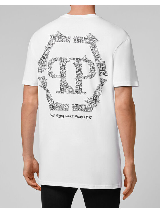 PHILIPP PLEIN PHILIPP PLEIN T-Shirt 30979 Biały Regular Fit