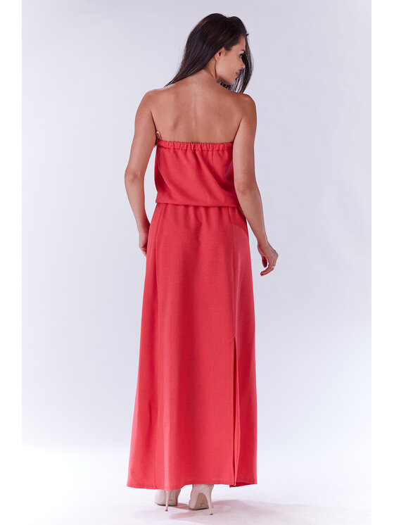 Infinite You Infinite You Sukienka letnia M135 Fioletowy Basic Fit