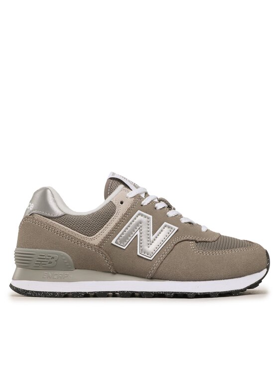 Beige new balance shoes online