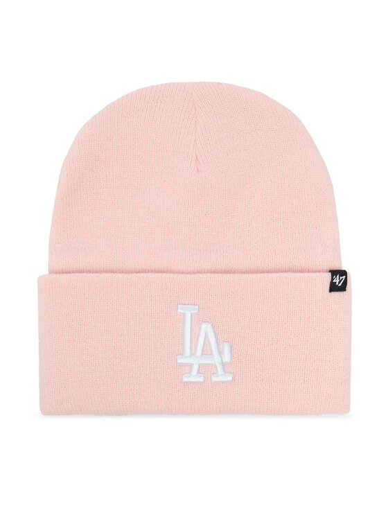 47 Brand 47 Brand Kepurė Mlb Los Angeles Dodgers Haymaker 47 Cuff Knit B-HYMKR12ACE-PK Rožinė