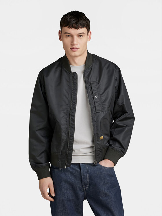 G-STAR G-Star Raw Geacă bomber Deck D24754-C143 Negru Regular Fit