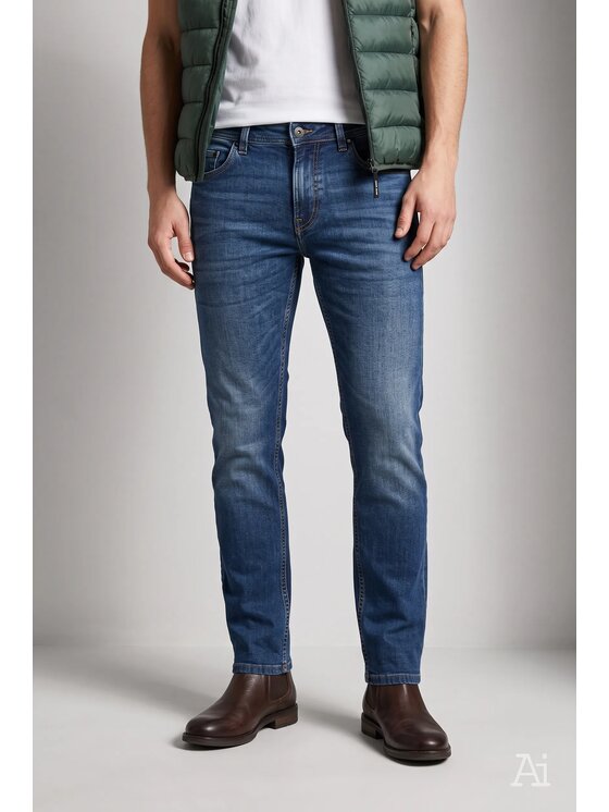 Cross Jeans Cross Jeans Jeansy E 185-266 Niebieski Slim Fit