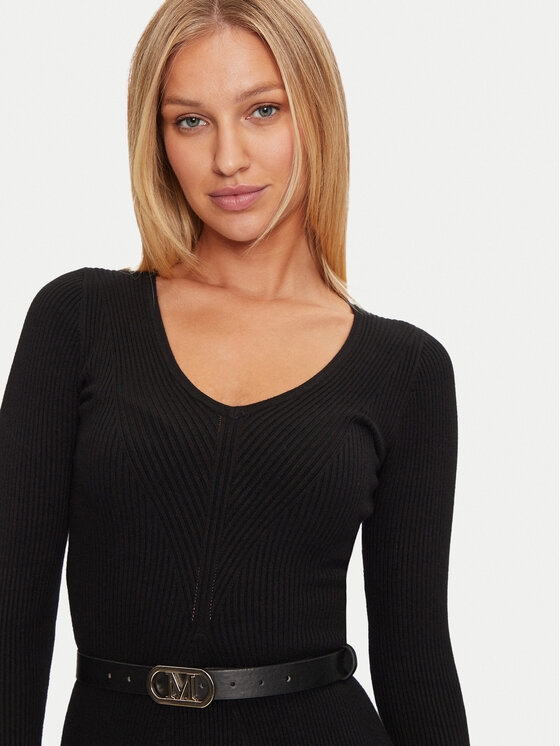 Marciano Guess Marciano Guess Koktel haljina 4BGK00 5613Z Crna Regular Fit