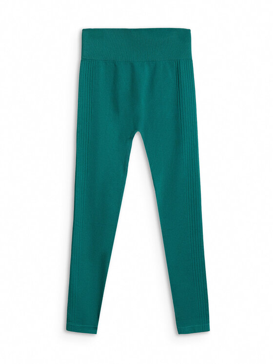 4F 4F Legginsy MULTI ACTIVE Turkusowy Slim Fit