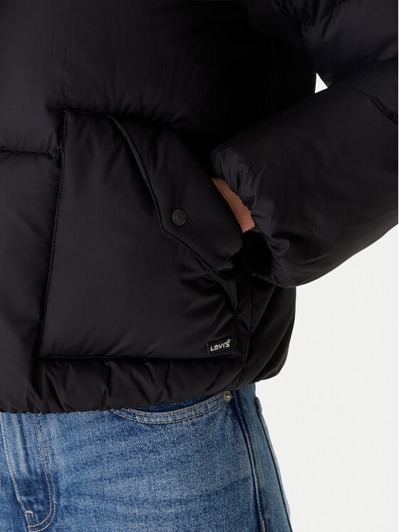 Levi's® Levi's® Vatovaná bunda Western Bubble 003MD-0001 Černá Relaxed Fit