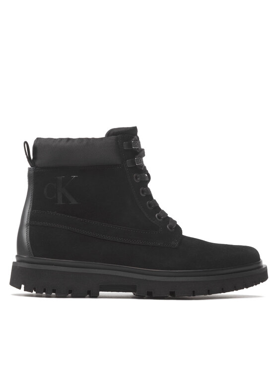 Calvin Klein Jeans Calvin Klein Jeans Ορειβατικά παπούτσια Lug Mid Laceup Boot Hike YM0YM00270 Μαύρο