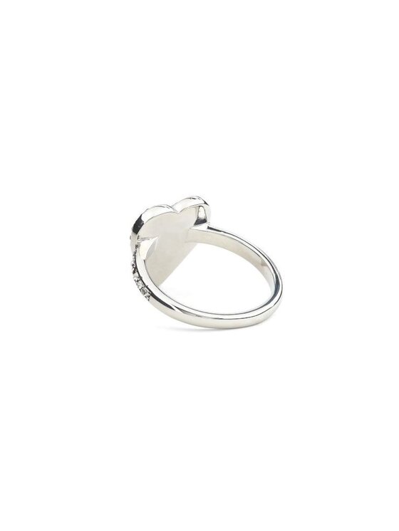 Guess Guess Pierścionek JUBR03243JW-RH-54 Srebrny