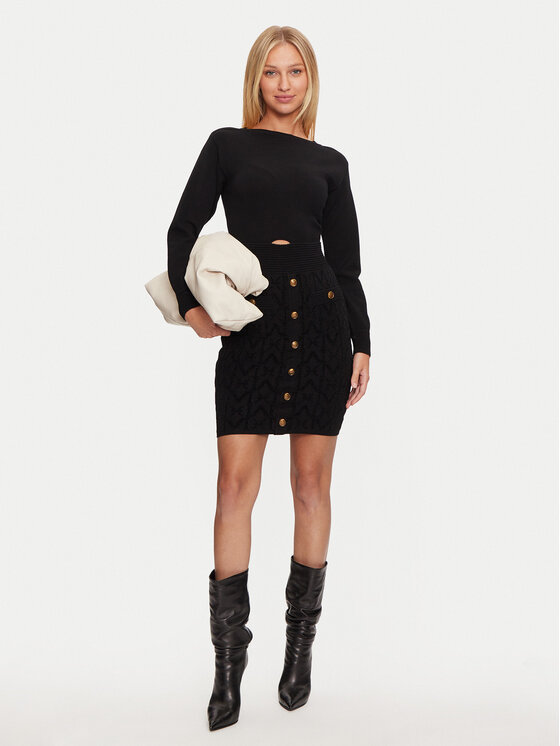 Marciano Guess Guess Φόρεμα υφασμάτινο 4BGK04 5661Z Μαύρο Bodycon Fit