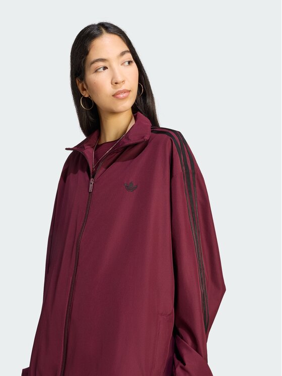 adidas adidas Bluza FIREBIRD ADILENIUM Bordowy Regular Fit