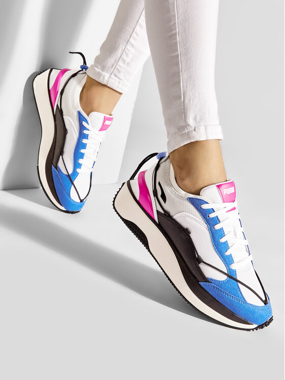 Puma Puma Sneakersy Cruise Rider Lace Wn's 381614 01 Granatowy