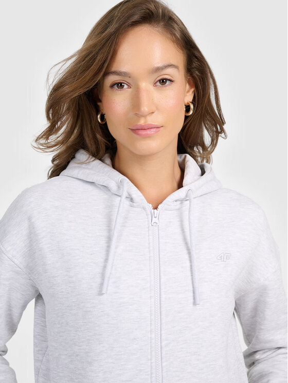 4F 4F Felpa 4FRMM00TSWSF2772-27M Grigio Regular Fit