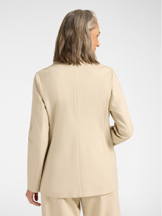Elena Mirò Elena Mirò Marynarka R053P200152N002 Kremowy Regular Fit