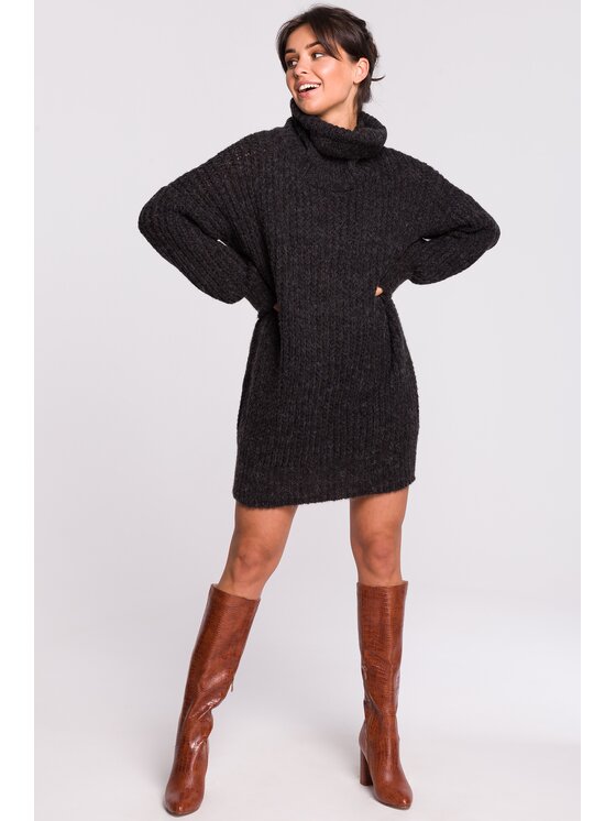 BeWear BeWear Sveter bk030 Čierna Baggy Fit