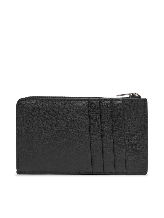 Calvin Klein Calvin Klein Калъф за ключове Foil Logo L-Zip Cardcase LV04F1317G Черен
