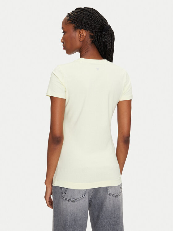 Guess Guess T-särk W5GI07 J1314 Kollane Regular Fit