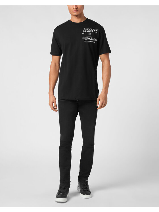 PHILIPP PLEIN PHILIPP PLEIN T-Shirt 22595 Czarny Regular Fit