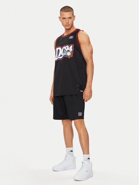 DC DC Sportovní kraťasy The Champs Short ADYWS03076 Černá Regular Fit