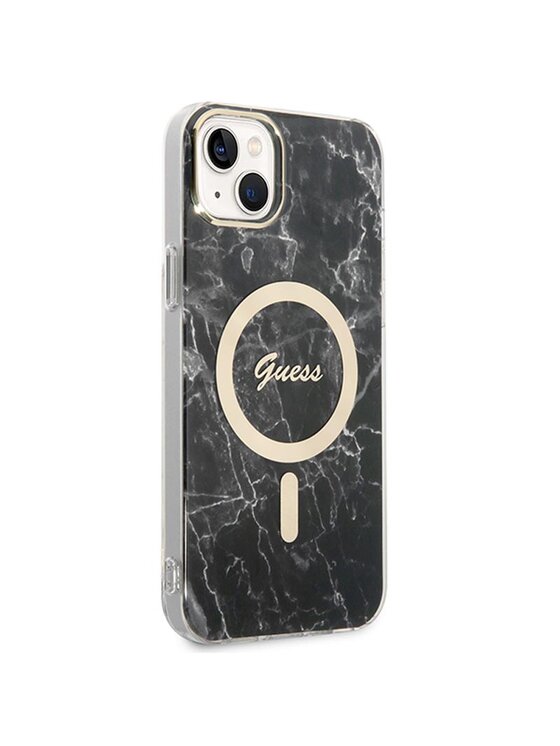 Guess Guess Etui na telefon Guess Marble Czarny
