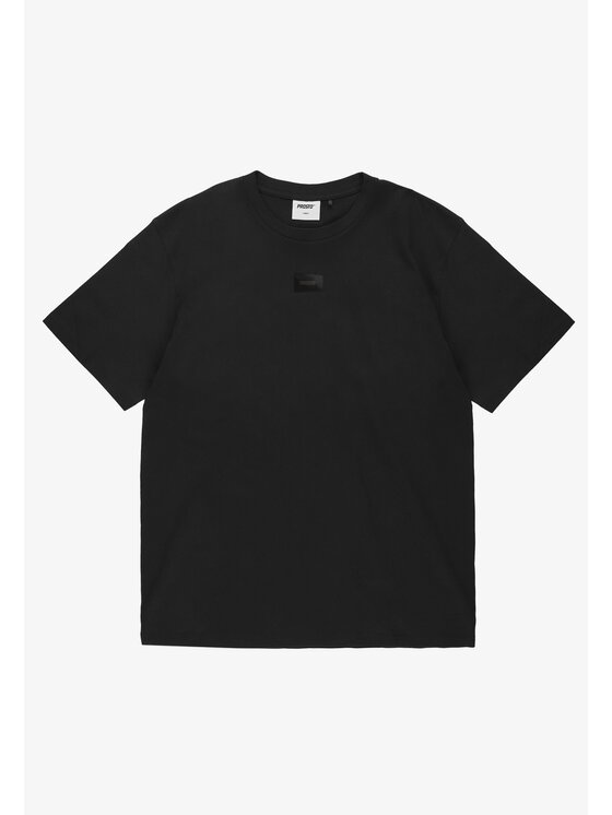 PROSTO. PROSTO. T-Shirt Jacquard Label KL261MTEE1042 Czarny Oversize