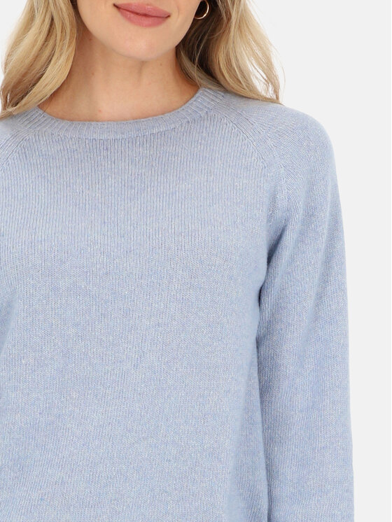 L’AF L’AF Sweter Lana Niebieski jasny Reglan Fit