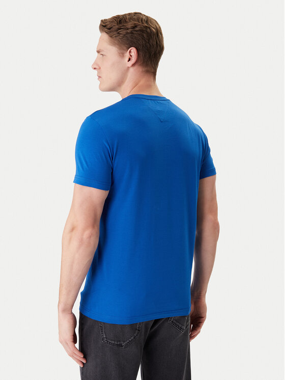 Tommy Hilfiger Tommy Hilfiger Тишърт MW0MW10800 Син Slim Fit