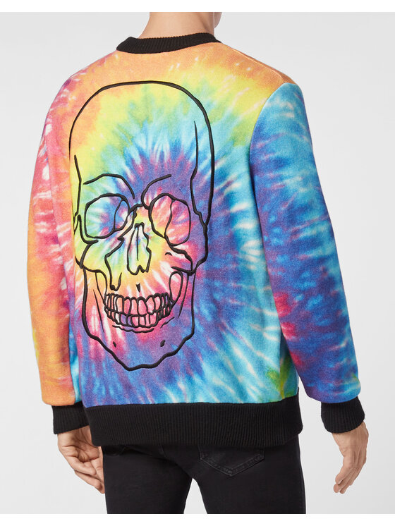 PHILIPP PLEIN PHILIPP PLEIN Sweter 4809 Kolorowy Regular Fit