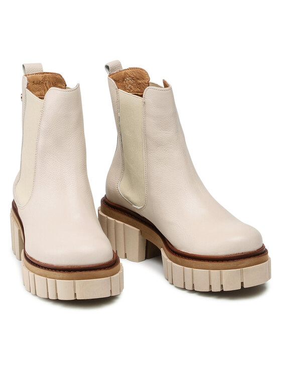 Maciejka Maciejka Klassische Stiefeletten 05312-04/00-6 Écru